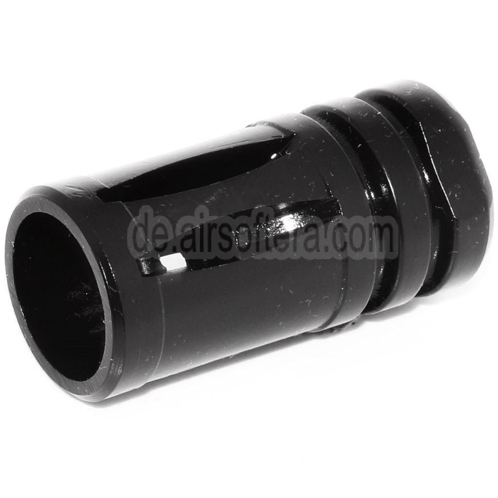 AirsoftEra 45mm Bird Cage M4 M16 Mündungsbremse Mündungsfeuerdämpfer Geeignet für +14mm CW Rechtsgewinde Lauf Gewehre Schwarz