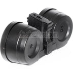 BATTLEAXE 2500rd Electric Sound Control Trommelmagazin Geeignet für AK Serie AEG Gewehre Airsoft Schwarz