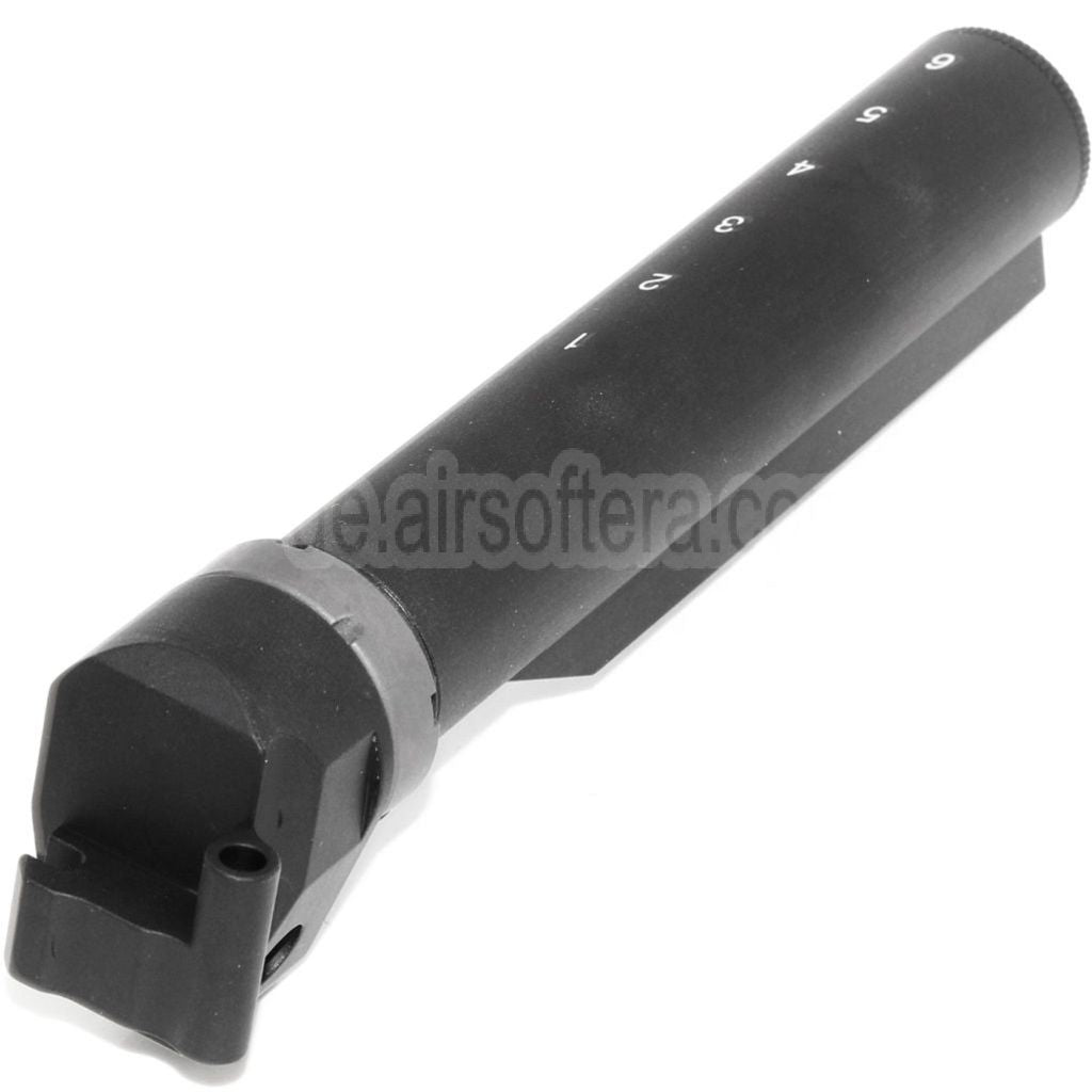 5KU 6-Positions Gewehrschaft Pufferrohradapter Geeignet für E&L AK Konvertieren zur Verwendung M4 Schaft Gewehre Airsoft Schwarz