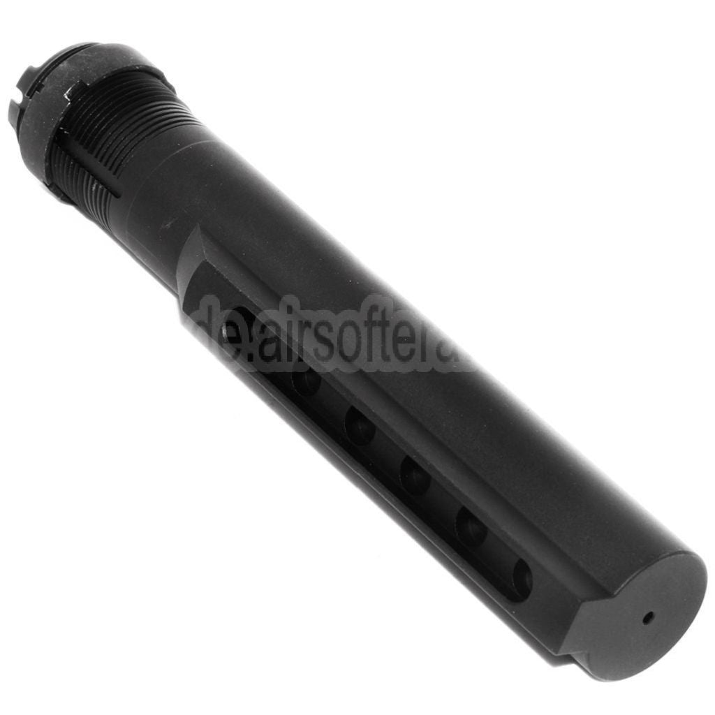 5KU 6-Positions Gewehrschaft Pufferrohradapter Geeignet für Western Arms WA G&P WOC M4 M4A1 Serie GBB Gewehre Airsoft Schwarz