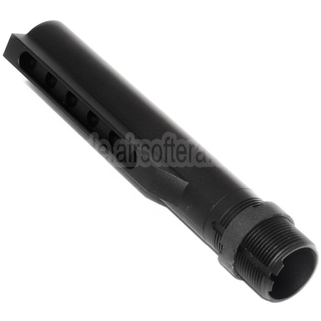 5KU 6-Positions Gewehrschaft Pufferrohradapter Geeignet für Western Arms WA G&P WOC M4 M4A1 Serie GBB Gewehre Airsoft Schwarz