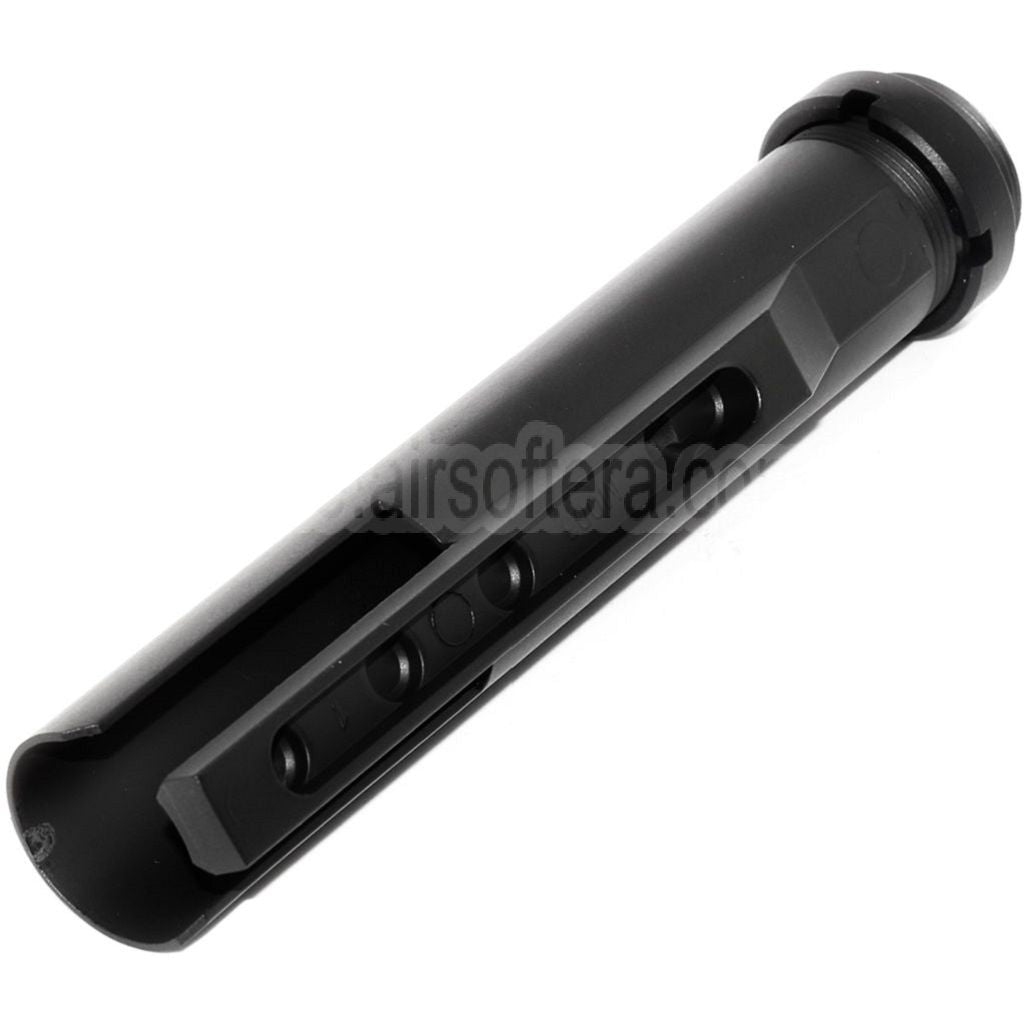 AirsoftEra 163mm Gewehrschaft Pufferrohr Geeignet für AR M4 M16 Serie AEG Gewehre Schwarz