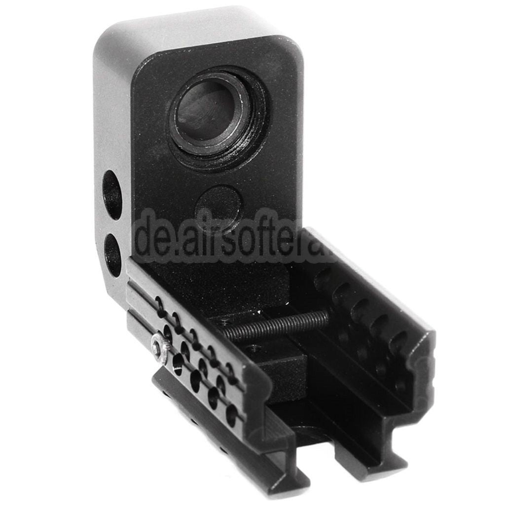 5KU SAS Front Kit Geeignet für WE (WE-TECH) Tokyo Marui G19 Serie GBB Pistolen Airsoft Schwarz