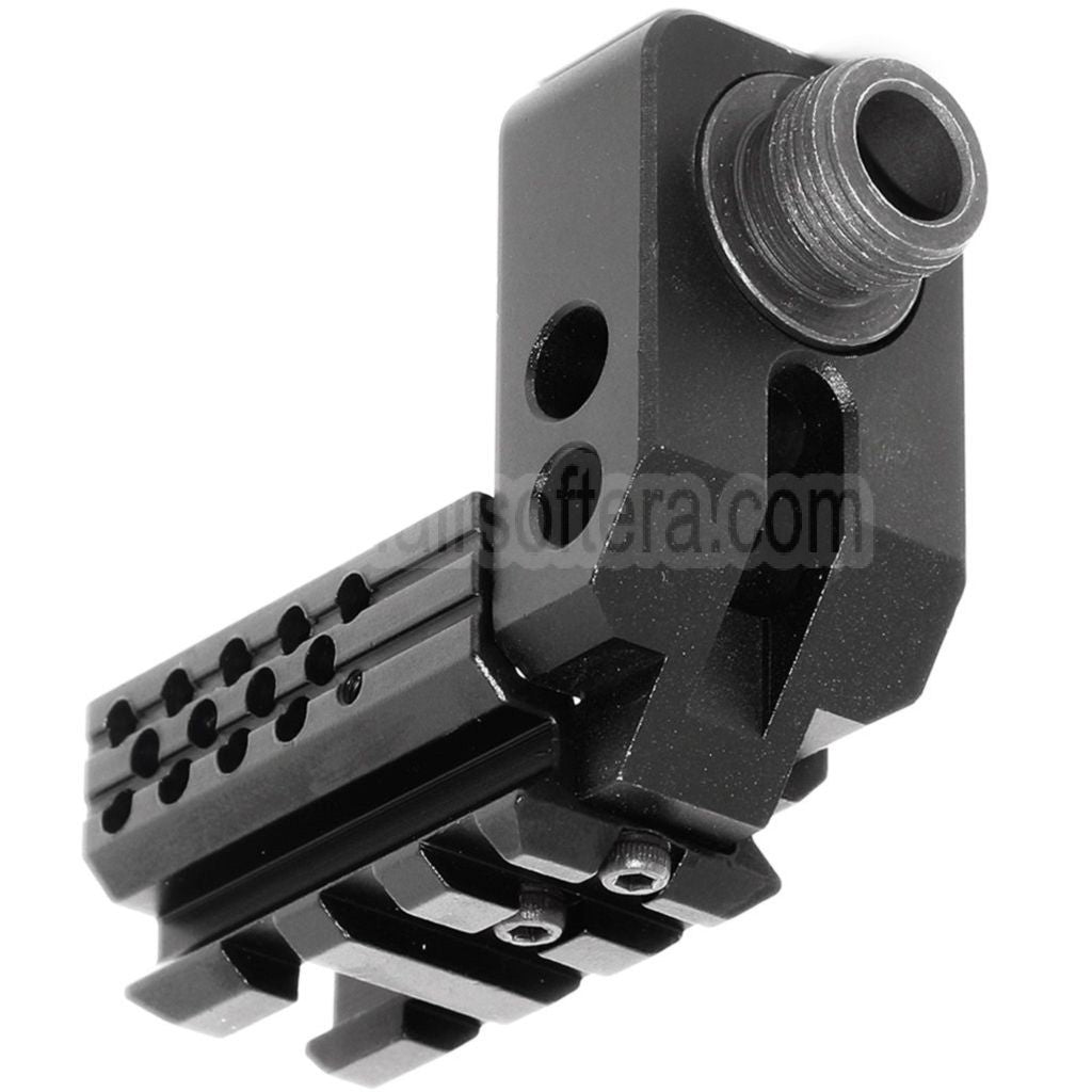 5KU SAS Front Kit Geeignet für WE (WE-TECH) Tokyo Marui G19 Serie GBB Pistolen Airsoft Schwarz