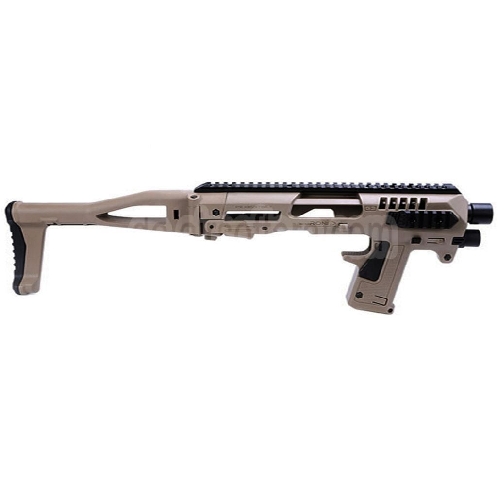 CAA Roni Pistolenkarabiner Conversion Kit Geeignet für KSC VFC Umarex Tokyo Marui G17 G18C G19 G23F Serie GBB Pistolen Airsoft