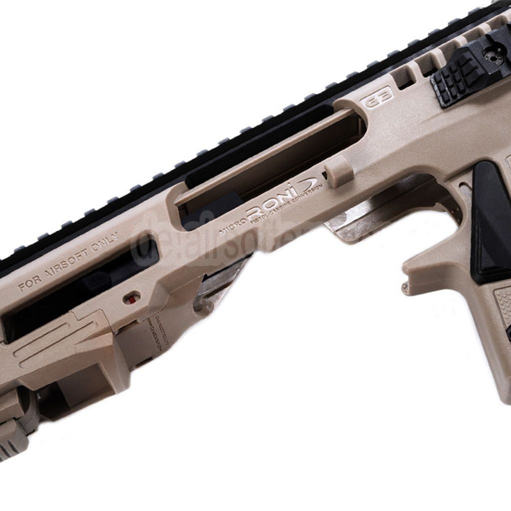 CAA Roni Pistolenkarabiner Conversion Kit Geeignet für KSC VFC Umarex Tokyo Marui G17 G18C G19 G23F Serie GBB Pistolen Airsoft