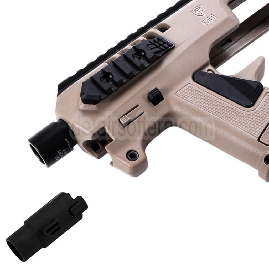 CAA Roni Pistolenkarabiner Conversion Kit Geeignet für KSC VFC Umarex Tokyo Marui G17 G18C G19 G23F Serie GBB Pistolen Airsoft
