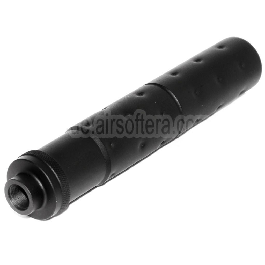 CYMA 195mm MK23 Stil Schalldämpfer Laufverlängerung Geeignet für -14mm CCW Gegen den Uhrzeigersinn Lauf Gewehre Airsoft Schwarz