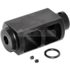 AirsoftEra 76mm M700 Tactical Bolt Action Scharfschütze Mündungsbremse Mündungsfeuerdämpfer Geeignet für -14mm CCW Gegen den Uhrzeigersinn Lauf Gewehre Schwarz