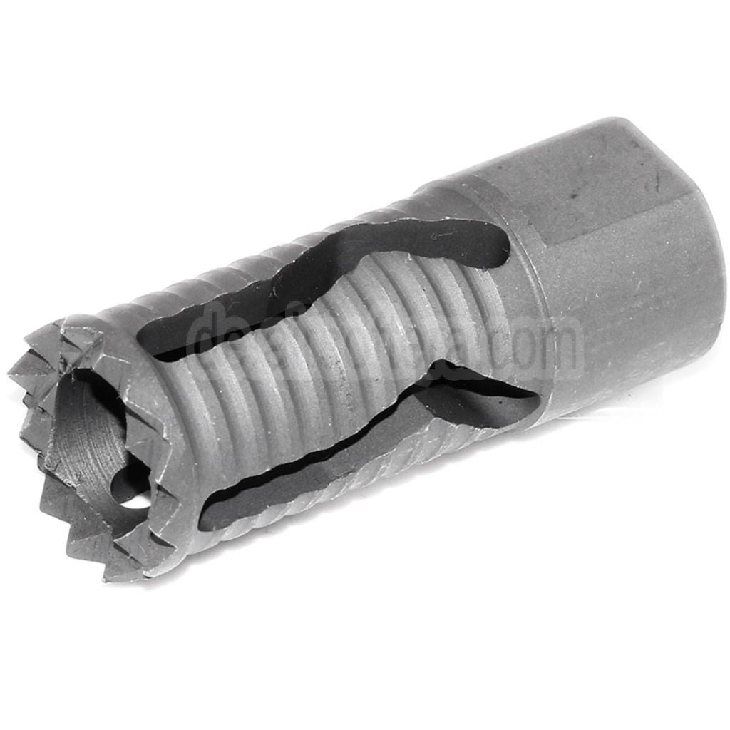 AirsoftEra 57mm Medieval Mündungsbremse Mündungsfeuerdämpfer Geeignet für -14mm CCW Gegen den Uhrzeigersinn Lauf Gewehre