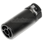 5KU 94mm QD Mini Schalldämpfer mit Mündungsfeuerdämpfer Geeignet für -14mm CCW Gegen den Uhrzeigersinn Lauf Gewehre Airsoft