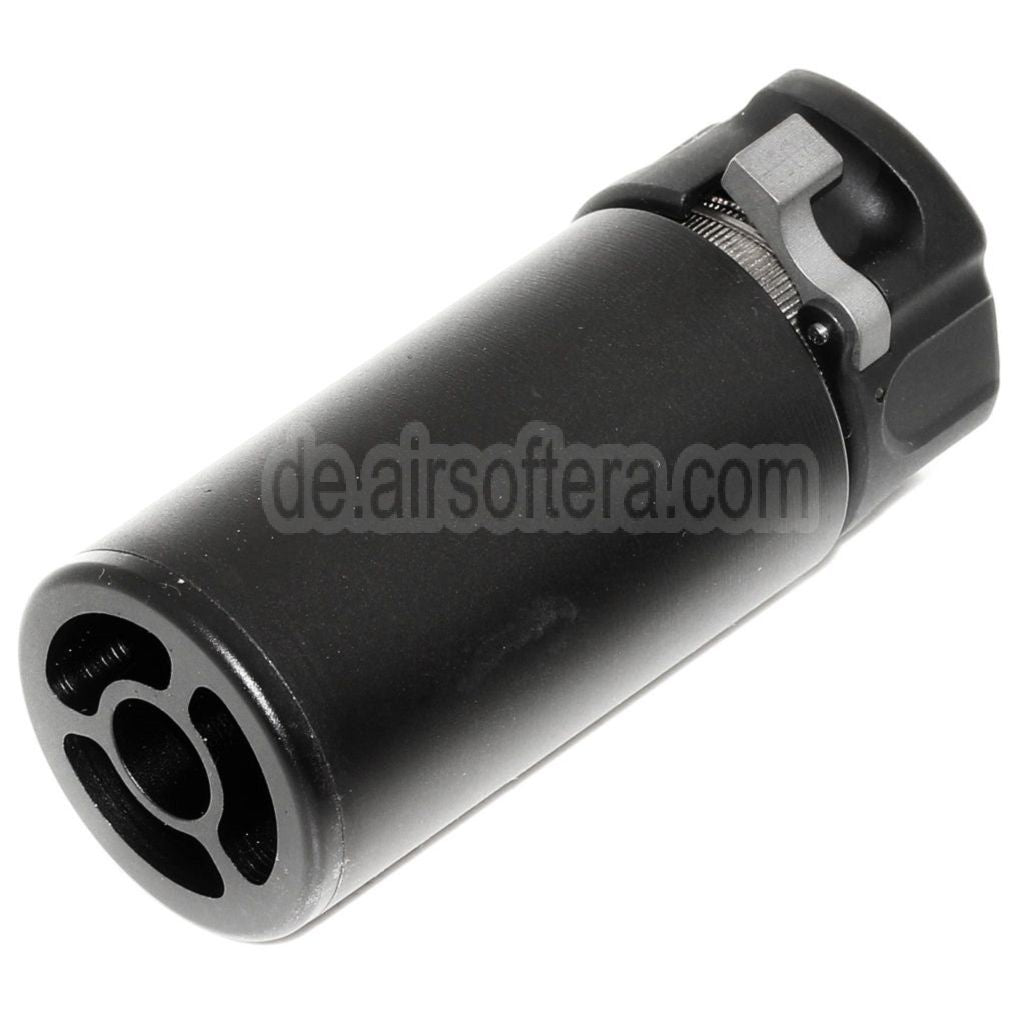 5KU 94mm QD Mini Schalldämpfer mit Mündungsfeuerdämpfer Geeignet für -14mm CCW Gegen den Uhrzeigersinn Lauf Gewehre Airsoft
