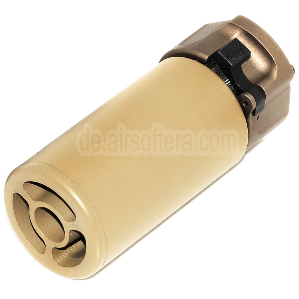 5KU 94mm QD Mini Schalldämpfer mit Mündungsfeuerdämpfer Geeignet für -14mm CCW Gegen den Uhrzeigersinn Lauf Gewehre Airsoft