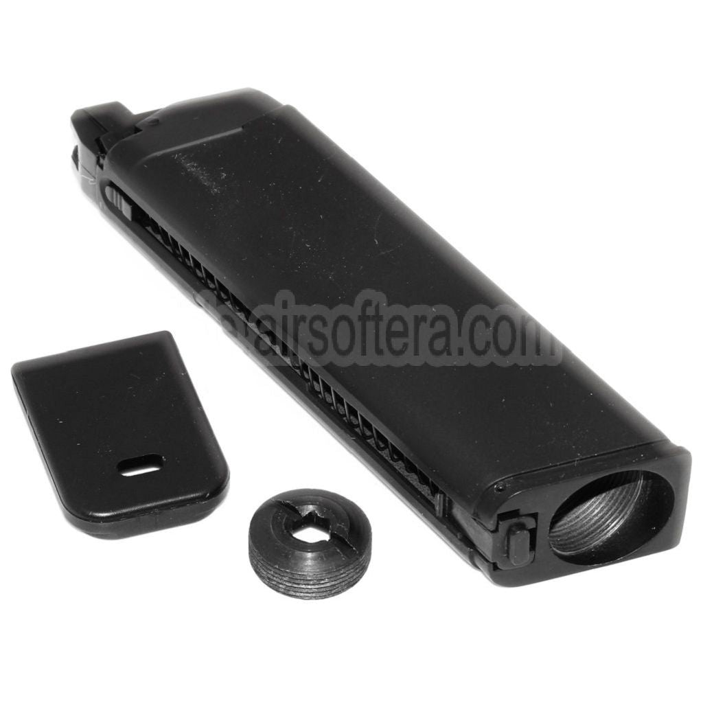 DOUBLE BELL 24rd Co2 Magazin Geeignet für G17 G18C G34 G35 G-Serie GBB Pistolen Airsoft Schwarz