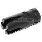 Golden Eagle 51mm G36 Mündungsbremse Mündungsfeuerdämpfer Geeignet für -14mm CCW Gegen den Uhrzeigersinn Lauf Gewehre Airsoft Schwarz
