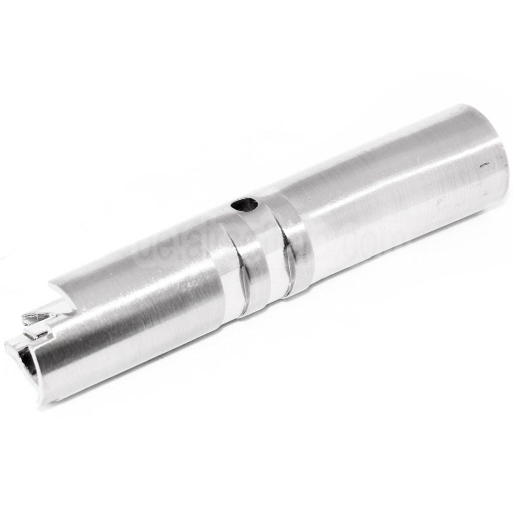 AirsoftEra 85mm/89mm Äußerer Lauf -12mm CCW Gegen den Uhrzeigersinn Geeignet für ARMY ARMAMENT R45 Detonics .45 Serie GBB Pistolen Silber