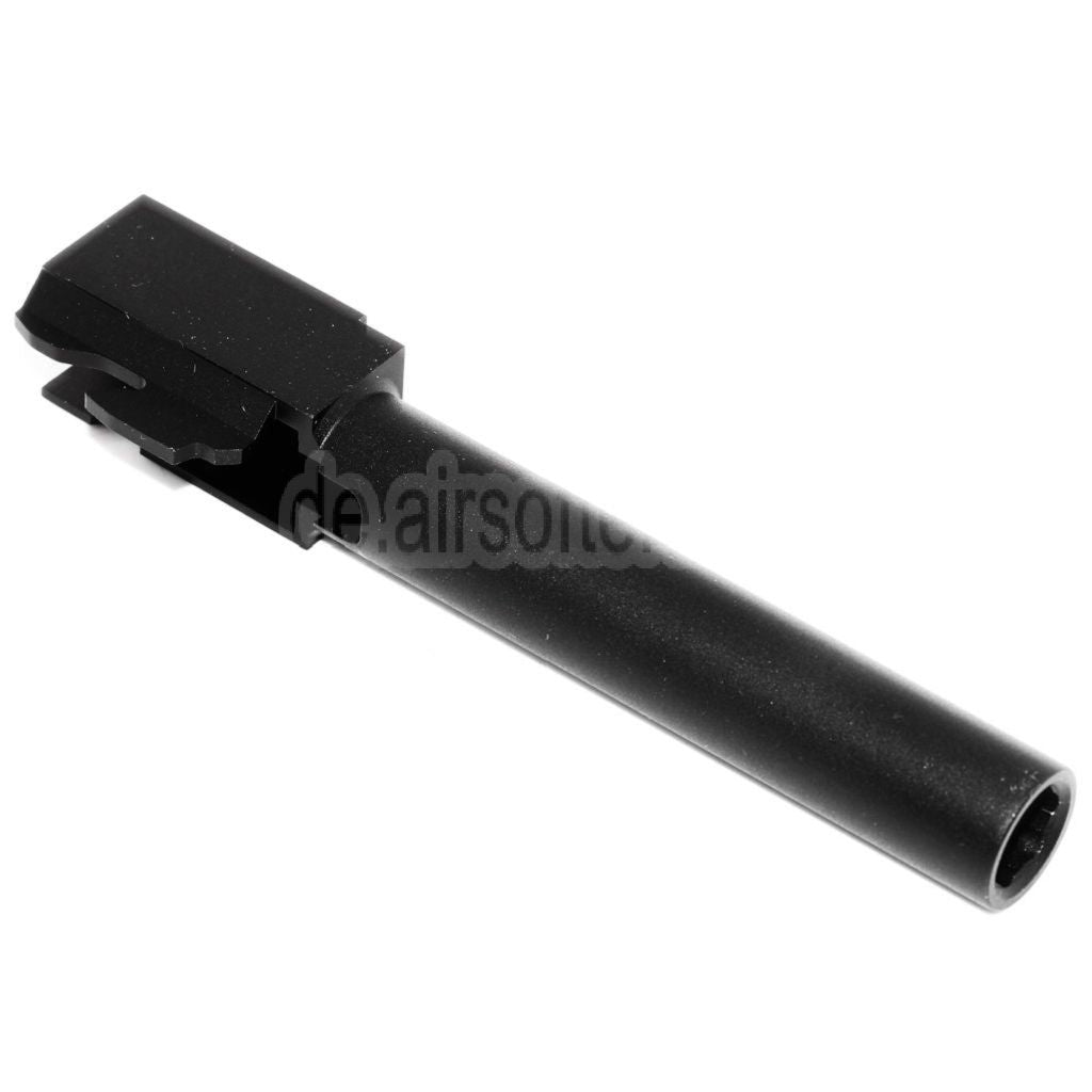 AirsoftEra 110mm/114mm CNC Äußerer Lauf Geeignet für ARMY ARMAMENT R17 DOUBLE BELL Tokyo Marui G17 Serie GBB Pistolen Schwarz