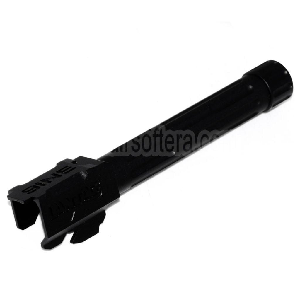 5KU 9INE Stil Gewinde Äußerer Lauf -14mm CCW gegen den Uhrzeigersinn Geeignet für Tokyo Marui G17 GBB Pistolen Airsoft