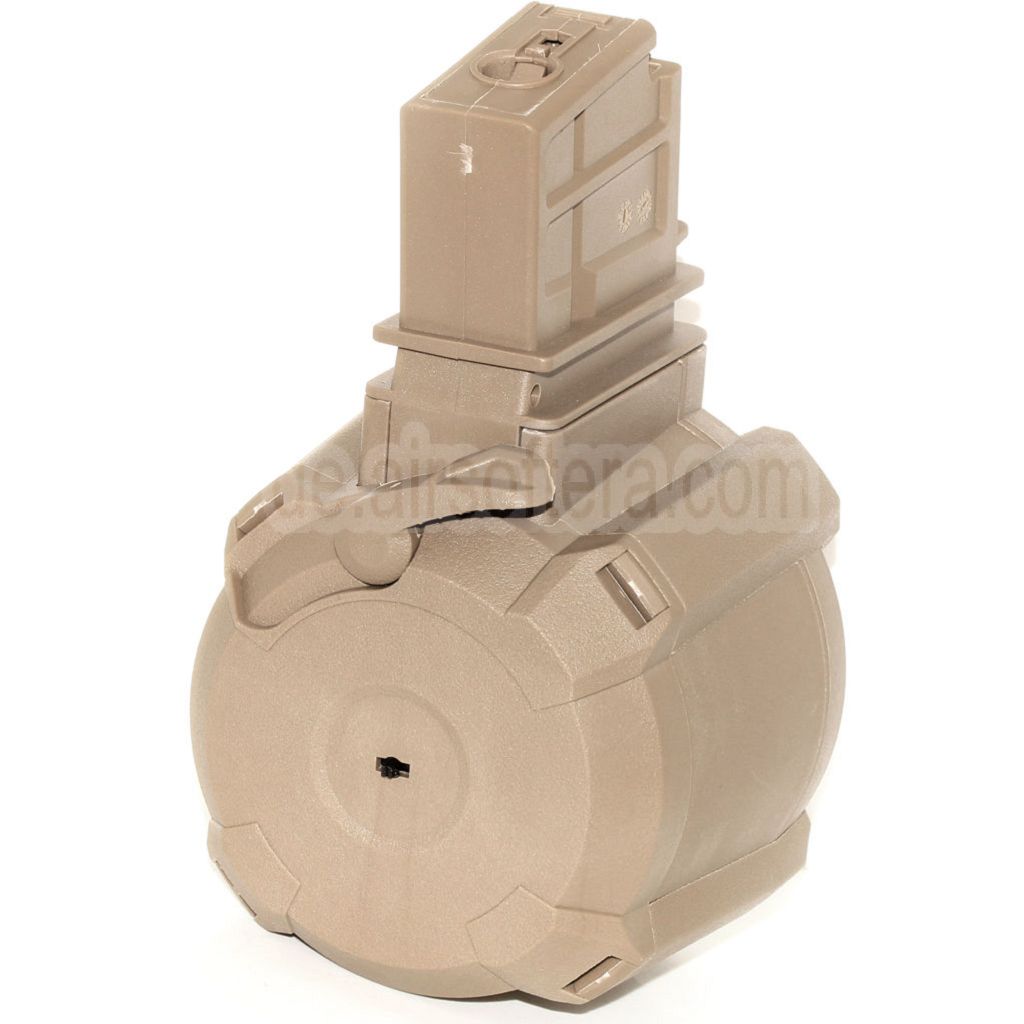 BATTLEAXE 1400rd Elektrisch Trommelmagazin Geeignet für G36 Serie AEG Gewehre Airsoft