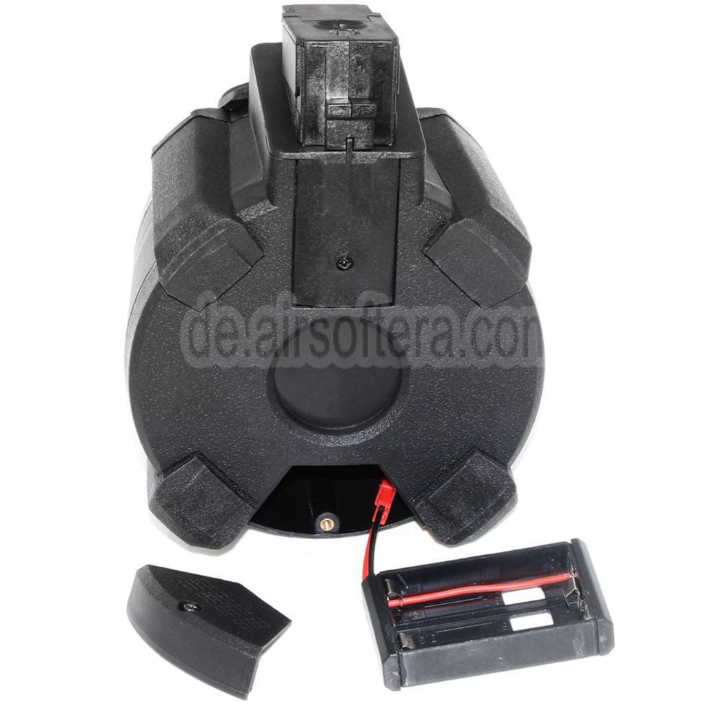 BATTLEAXE 1400rd Klangsteuerung Elektrisch Trommelmagazin Geeignet für AK Serie AEG Gewehre Airsoft