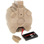 BATTLEAXE 1400rd Klangsteuerung Elektrisch Trommelmagazin Geeignet für AK Serie AEG Gewehre Airsoft