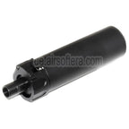 5KU 133mm SOCOM46 Mini Schalldämpfer mit Mündungsfeuerdämpfer Geeignet für +12mm CW Rechtsgewinde Lauf Gewehre Airsoft
