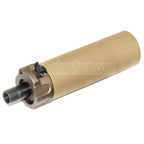 5KU 133mm SOCOM46 Mini Schalldämpfer mit Mündungsfeuerdämpfer Geeignet für +12mm CW Rechtsgewinde Lauf Gewehre Airsoft