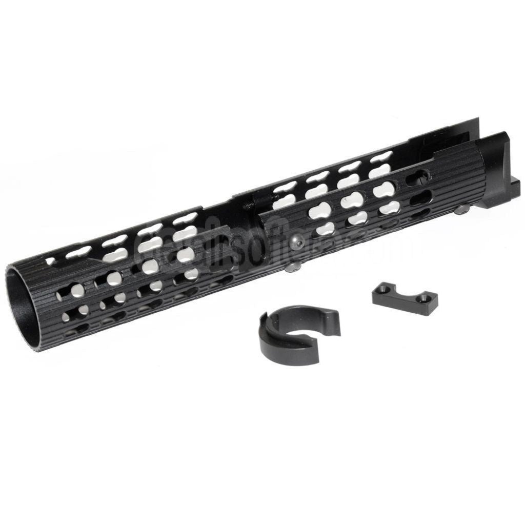 5KU VS-25 Röhrenförmig Keymod Handguard Geeignet für AK102 AK104 AK105 Serie AEG Gewehre Airsoft