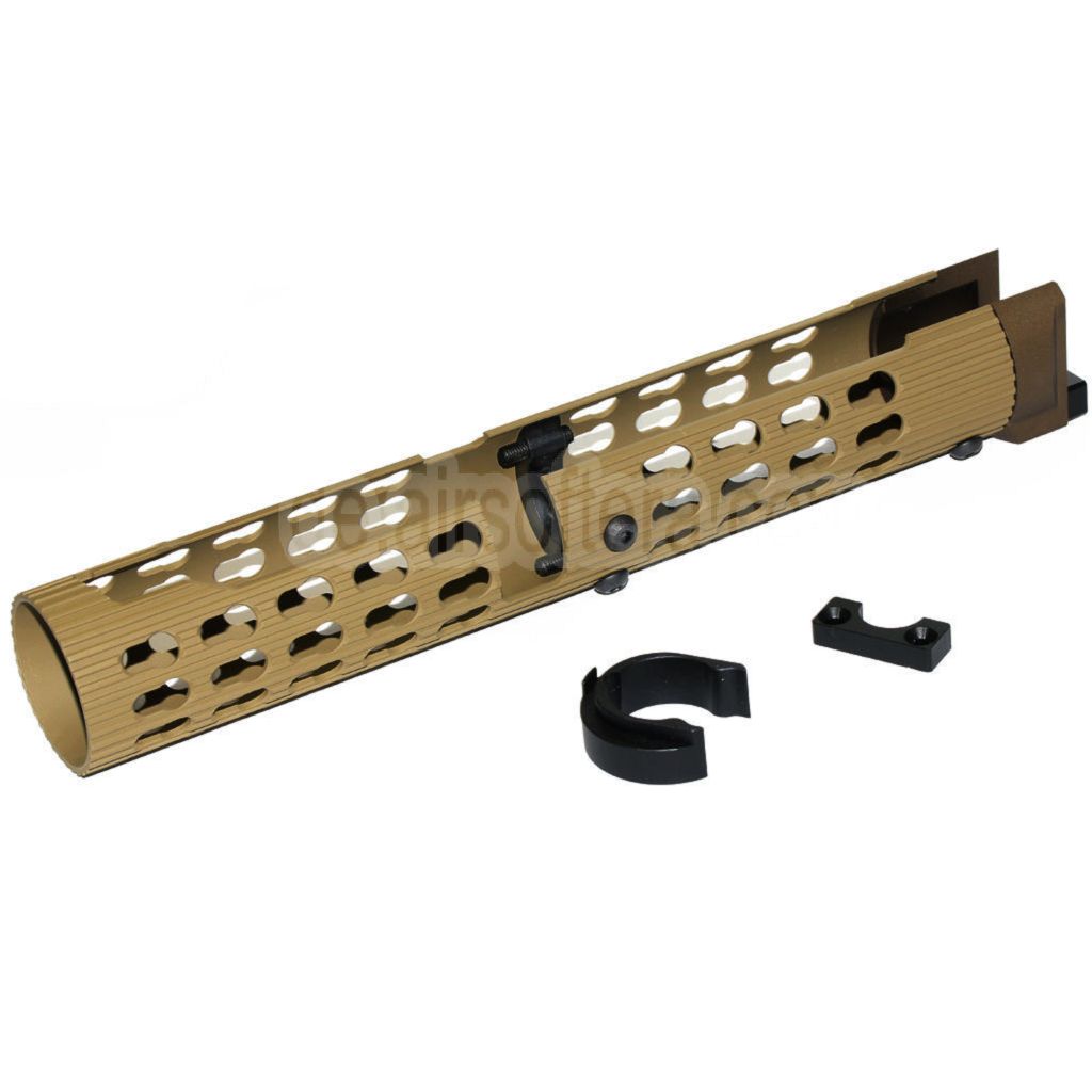 5KU VS-25 Röhrenförmig Keymod Handguard Geeignet für AK102 AK104 AK105 Serie AEG Gewehre Airsoft