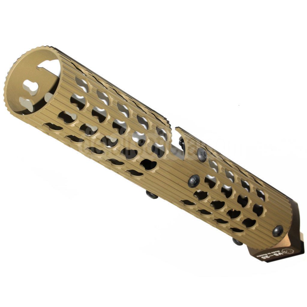 5KU VS-25 Röhrenförmig Keymod Handguard Geeignet für AK102 AK104 AK105 Serie AEG Gewehre Airsoft