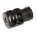 5KU DTK-2 Stil Mündungsbremse Mündungsfeuerdämpfer Geeignet für -14mm CCW Gegen den Uhrzeigersinn Lauf Gewehre Airsoft Schwarz