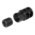 5KU DTK-2 Stil Mündungsbremse Mündungsfeuerdämpfer Geeignet für -14mm CCW Gegen den Uhrzeigersinn Lauf Gewehre Airsoft Schwarz