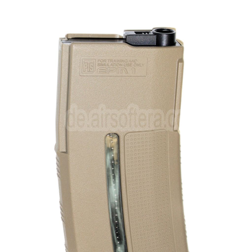 PTS 250rd EPM1 Mid-Cap Enhanced Polymer Magazin Geeignet für M4 M16 Serie AEG Gewehre Airsoft