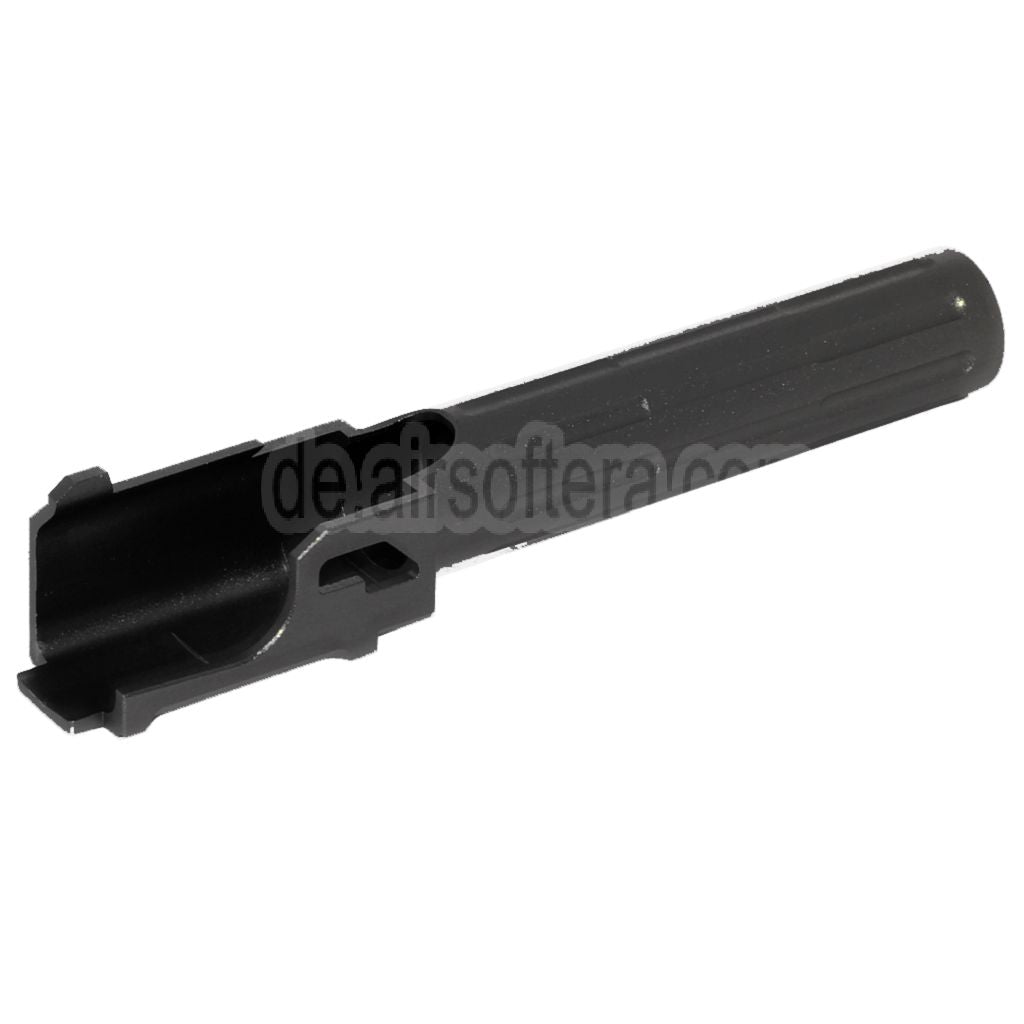 5KU 98mm/102mm 9INE Stil Ohne Gewinde Äußerer Lauf Geeignet für Tokyo Marui G19 GBB Pistolen Airsoft