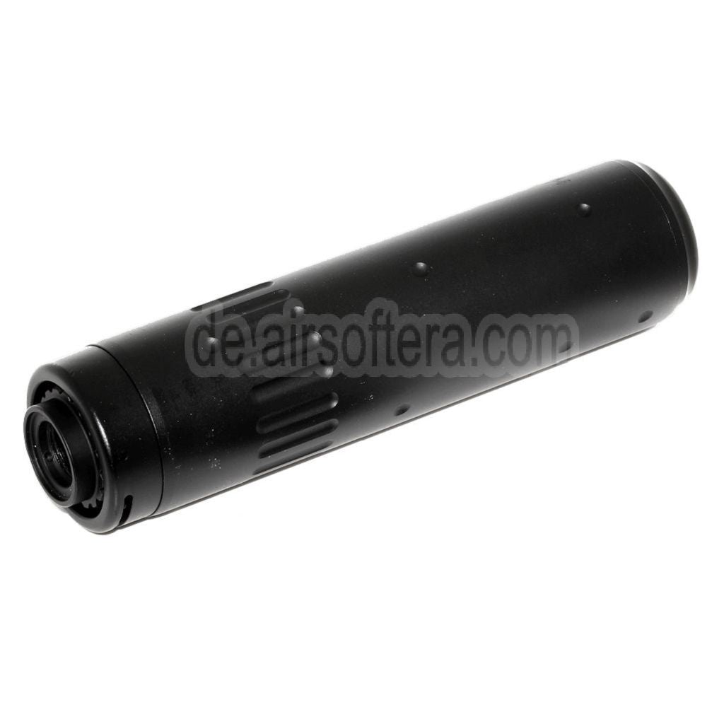 CYMA 150mm AAC SCAR-SD 5.56 QD Schalldämpfermit Mündungsfeuerdämpfer Geeignet für -14mm CCW Gegen den Uhrzeigersinn Lauf Gewehre Airsoft Schwarz