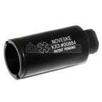 APS EMG Lizenziert Noveske KX3 Einstellbarer Soundverstärker Mündungsbremse Mündungsfeuerdämpfer Geeignet für -14mm CCW Gegen den Uhrzeigersinn Lauf Gewehre Airsoft Schwarz