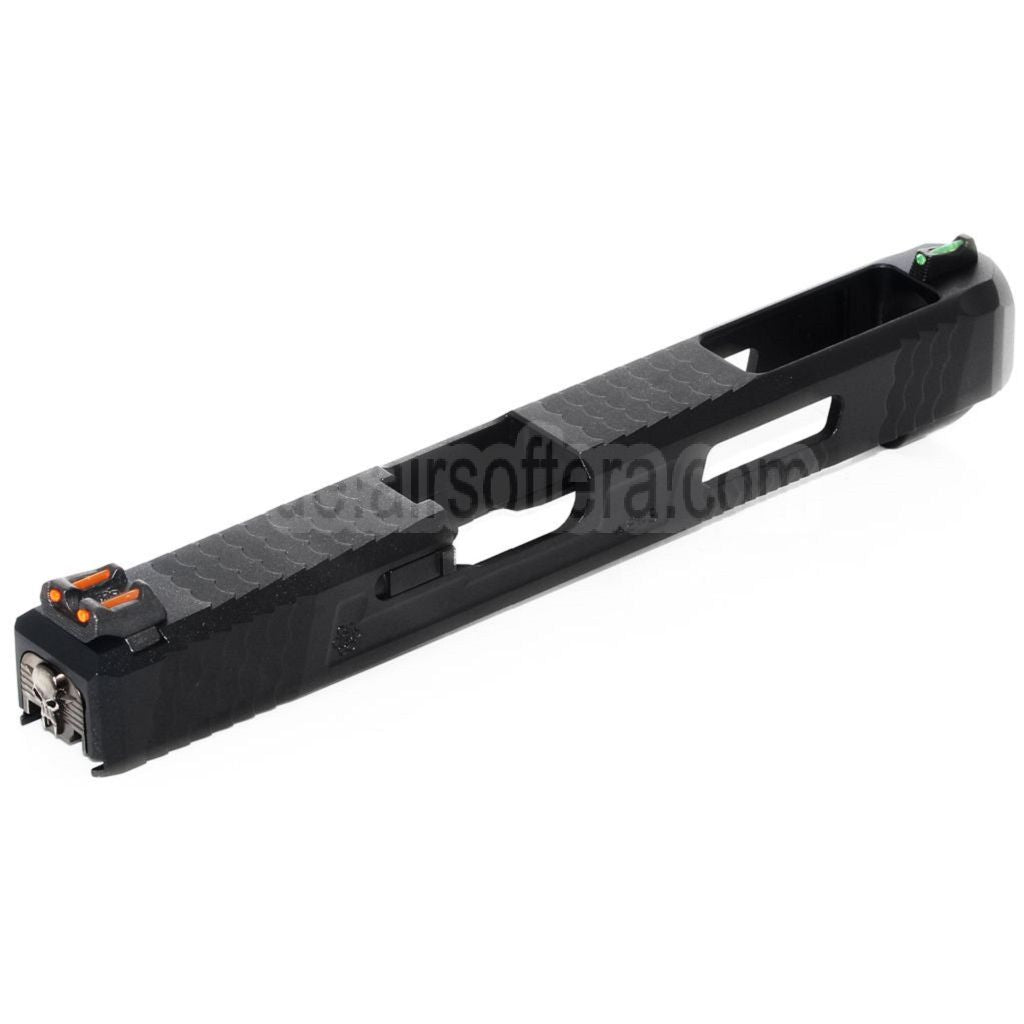 Archives Custom WE (WE-TECH) Äußerer Lauf Schlitten Set mit Hammer und Fiberglasvisier Geeignet für WE G34 GBB Pistolen Airsoft