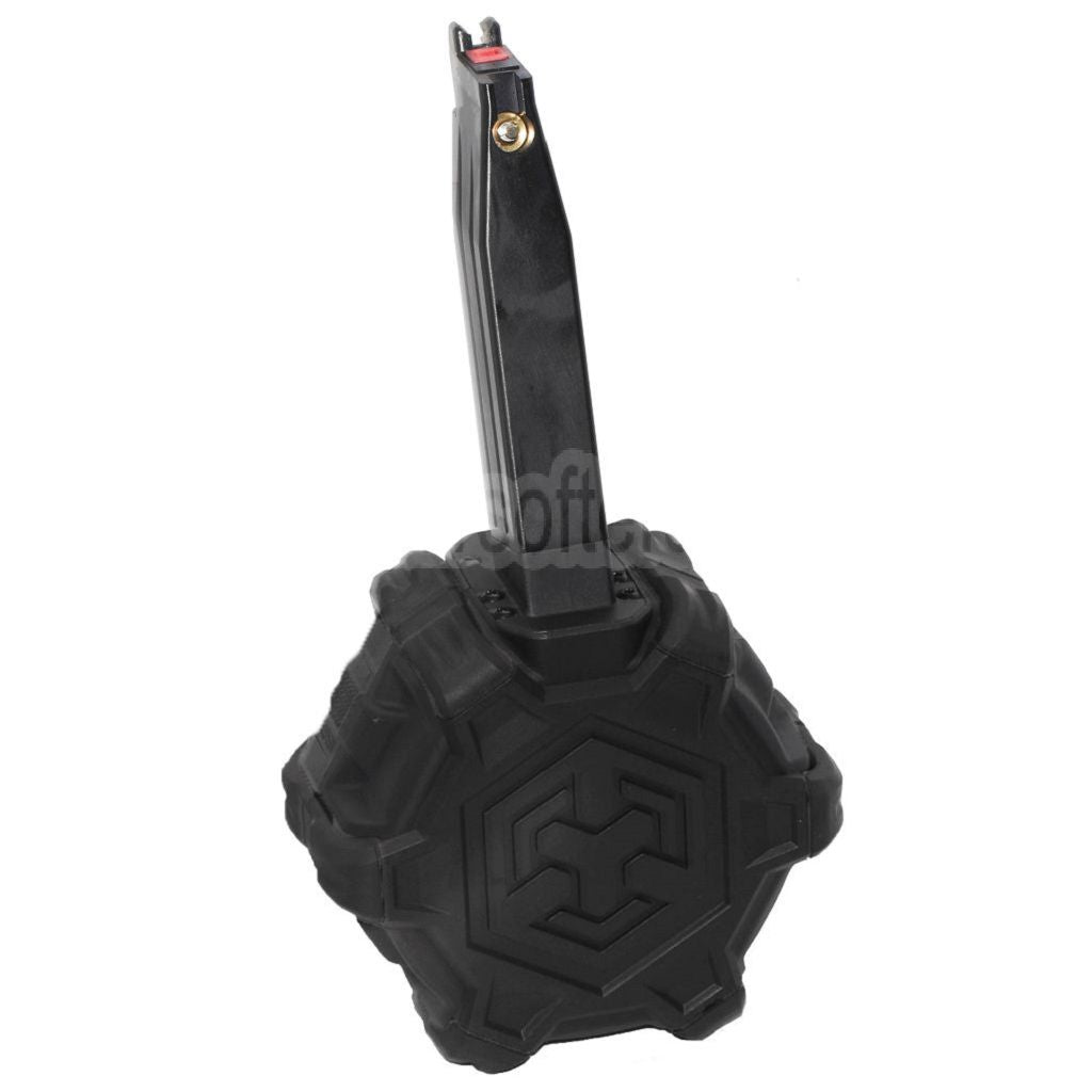 Armorer Works AW Custom 350rd Gas Adaptive Trommelmagazin Geeignet für Hi-Capa GBB Pistolen Airsoft
