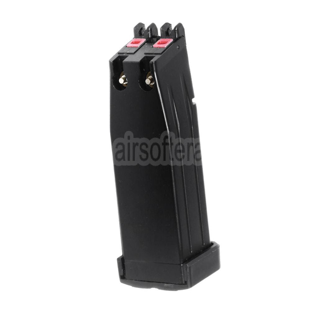 Armorer Works AW 60rd Doppel Lauf Gas Magazin Geeignet für AW HX Serie Doppel Lauf Hi-Capa GBB Pistolen Airsoft Schwarz