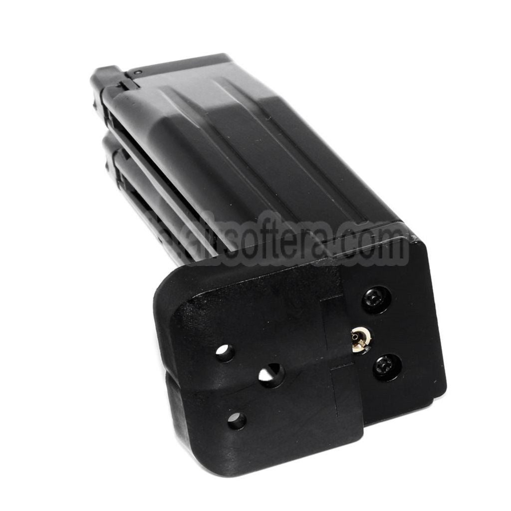 Armorer Works AW 60rd Doppel Lauf Gas Magazin Geeignet für AW HX Serie Doppel Lauf Hi-Capa GBB Pistolen Airsoft Schwarz