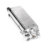 Armorer Works AW 32rd Doppel Lauf Gas Magazin Geeignet für AW MX Serie / WE Doppel Lauf 1911 Serie GBB Pistolen Airsoft Silber (Skull Cam Grundplatte)