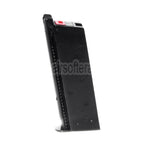 Armorer Works AW 13rd Gas Magazin Geeignet für AW COMPACT NE10 Serie / WE Einzelstapel Mini 1911 Serie GBB Pistolen Airsoft Schwarz