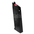 Armorer Works AW 13rd Gas Magazin Geeignet für AW COMPACT NE10 Serie / WE Einzelstapel Mini 1911 Serie GBB Pistolen Airsoft Schwarz