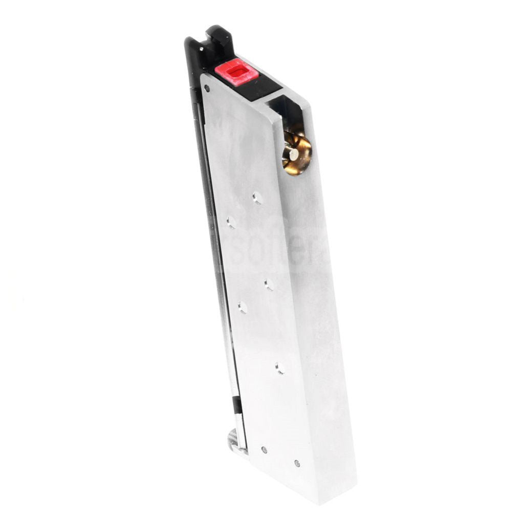 Armorer Works AW 16rd Gas Magazin Geeignet für EMG SAI Red / AW NE Serie / WE Einzelstapel 1911 Serie GBB Pistolen Airsoft