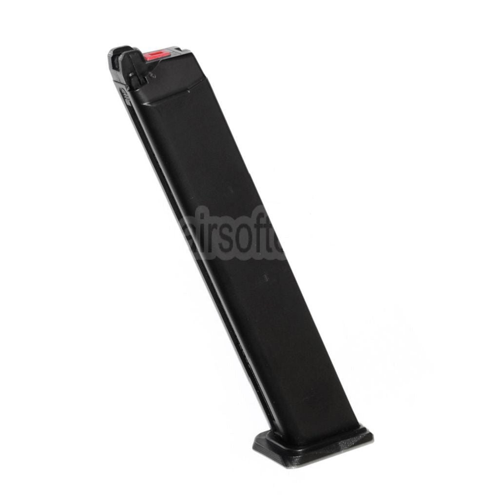 Armorer Works AW 50rd Gas Magazin Langer Typ Geeignet für G17 G18C G34 G35 G-Serie GBB Pistolen Airsoft Schwarz