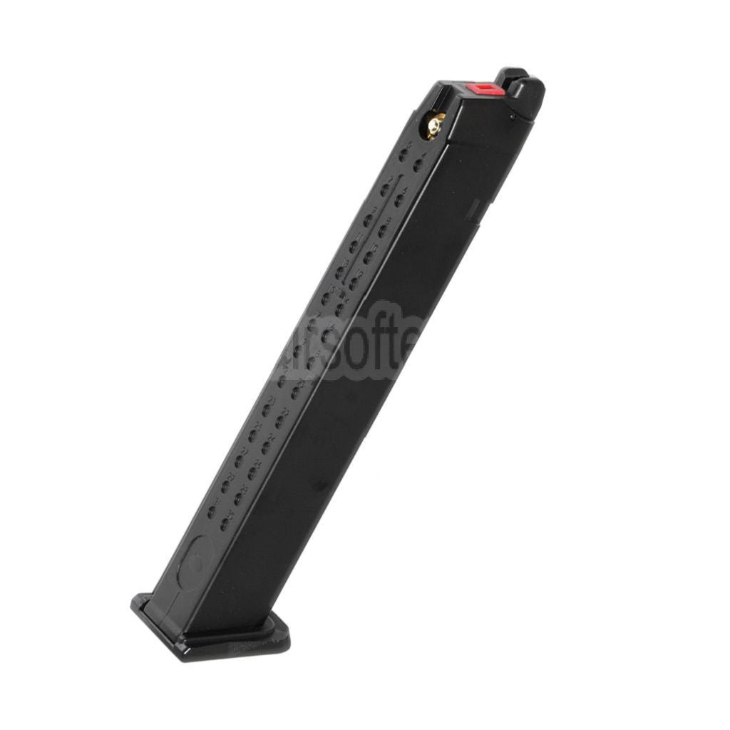 Armorer Works AW 50rd Gas Magazin Langer Typ Geeignet für G17 G18C G34 G35 G-Serie GBB Pistolen Airsoft Schwarz