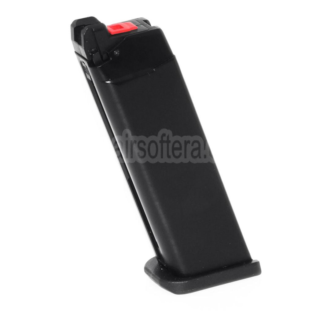 Armorer Works AW 27rd MOS Gas Magazin Geeignet für Optic Ready Schlitten Version EMG SAI BLU WE Galaxy AW VX7 VX9 G17 G19 Serie GBB Pistolen Airsoft Schwarz