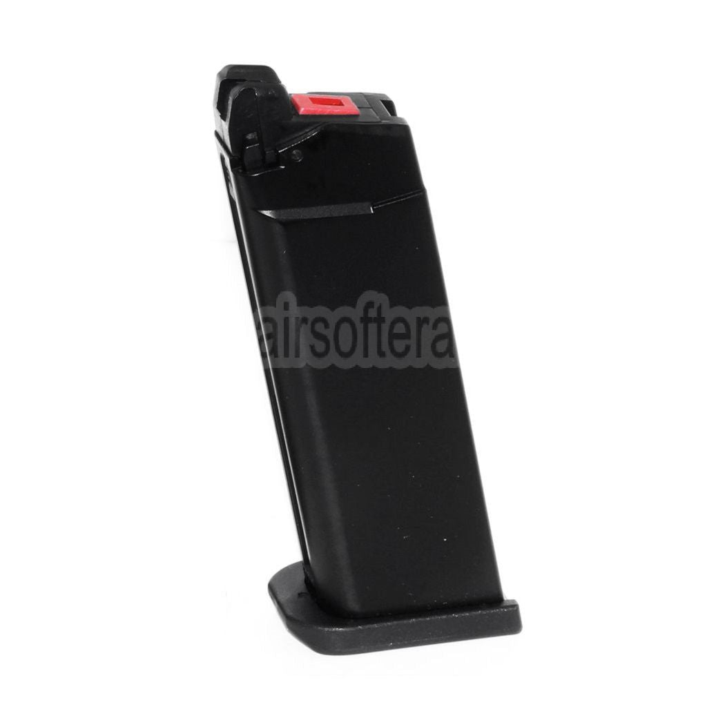 Armorer Works AW 23rd MOS Gas Magazin Geeignet für Standard Schlitten Version EMG SAI BLU COMPACT WE AW VX9 G19 Serie GBB Pistolen Airsoft Schwarz