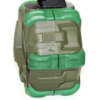 WE (WE-TECH) 350rd Gas Trommelmagazin Geeignet für G17 G18C G-Serie GBB Pistolen Airsoft