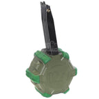 WE (WE-TECH) 350rd Gas Trommelmagazin Geeignet für Hi-Capa GBB Pistolen Airsoft